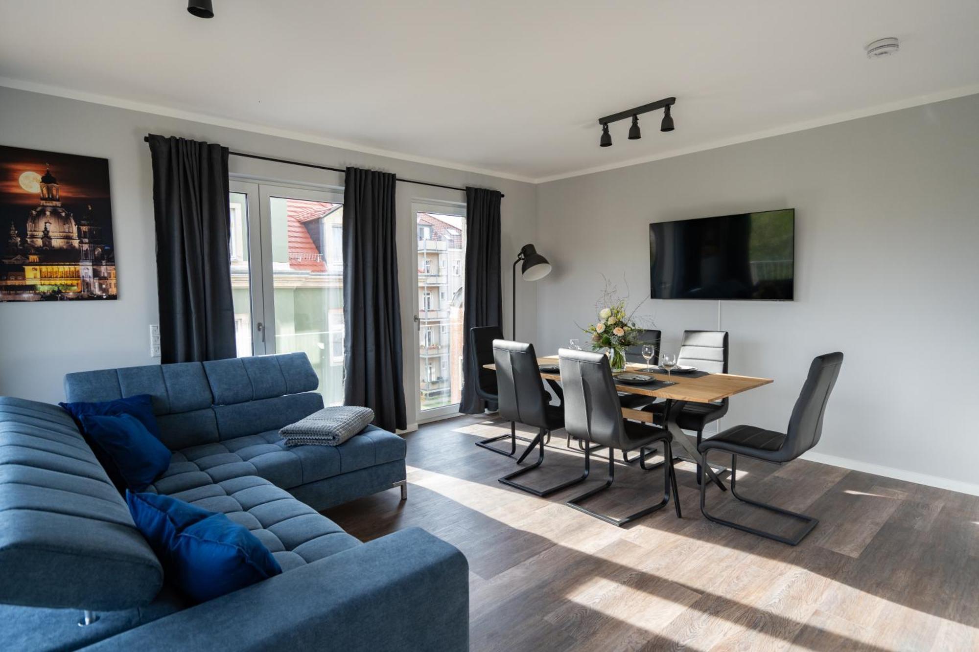 Cozy City Dream Apartment Mit Terrasse Und Parkplatz - 90M² Дрезден Экстерьер фото